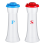 Set de 2 solnițe și pipernițe din plastic, model clepsidră 1