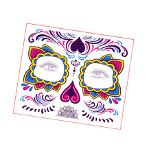 Halloween Face Sticker, Day of The Dead Face Sticker, Costume Accessory Party Favor B