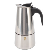 Electric Coffee Maker, Food Grade Portable Stainless Steel Moka Pot Electric Percolator Coffee Pot For Home And Outdoor Camping Coffee Bar
