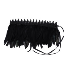 Feather Shrug Shawl Cape Comfortable Ladies Versatile Black Stole Poncho Fashion