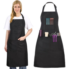 Hair Stylist Apron with 4 Pockets, Adjustable