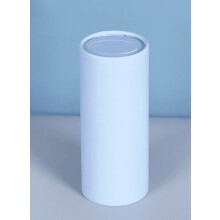 Refillable Round Car Tissue Holder with 40 Tissues, Portable Travel Tube for Car, Bathroom, Toilet – Blue