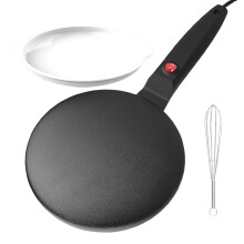 Crepe Maker 8-inch Nonstick Griddle with Auto Thermostat