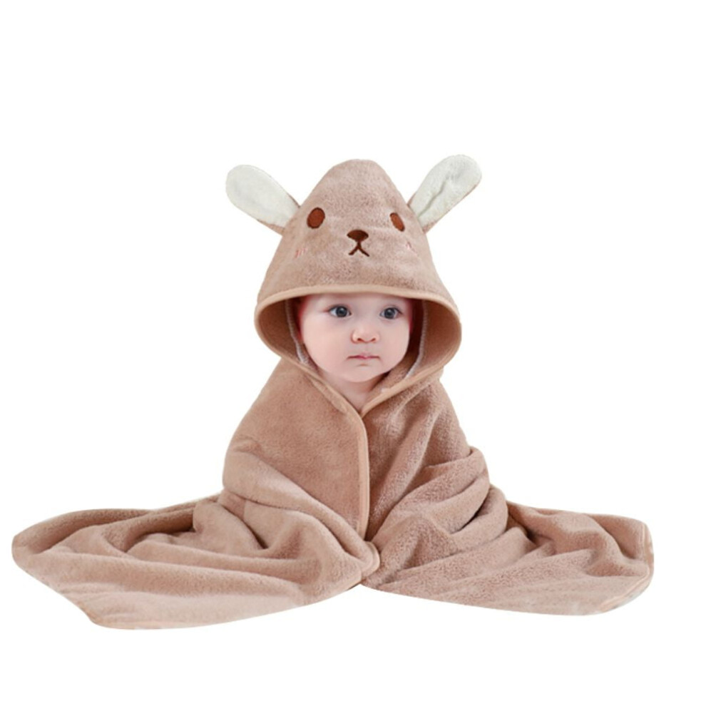 Hooded Baby Bath Towel, Ultra Soft Highly Absorbent Bathrobe Blanket Toddlers Shower Gifts for Boys Girls 31"*31"