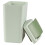 Plastic trash can with swing lid 4.5 gallons green 1