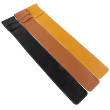 Drum Stick Bag 3pcs Pu Drumstick Case Drum Stick Cover Holder Drum Mallet Bag For 1 Pair Of Drum Stick Yellow Brown Black