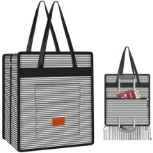Waterproof Shoe Bags for Travel with Handle, Large-Capacity Organizer for Multiple Shoes, Compatible with Luggage Handle