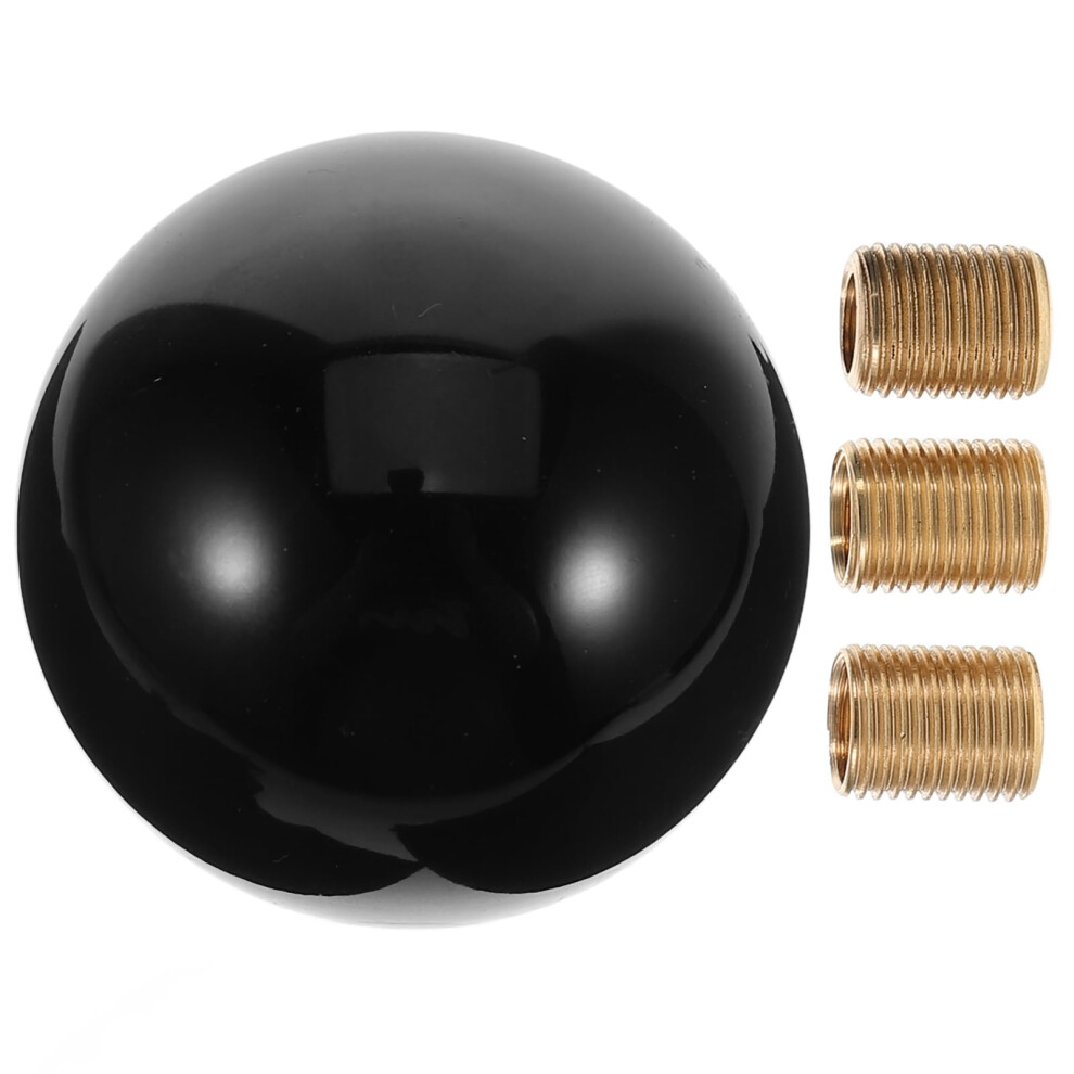 Frcolor Carbon Fiber Spherical Shift Knob For Manual Cars Â Universal, Compatible With Most Vehicles, Includes 3 Adapters 9159805722110