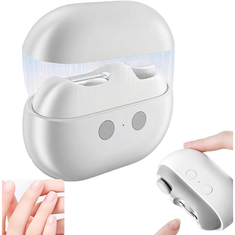 Light Upgraded Fanyil Easy Clip Electric Toe Nail Clippers, 3-In-1 With Led Painless & Compatible With Arthritis/Low Vision/Kids/Seniors