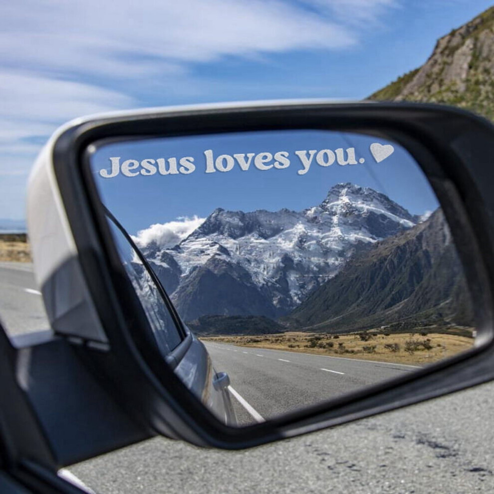 3Pcs Hello Beautiful Rearview Mirror Decals, Vanity Stickers, Car Window Vinyl, Self-Affirmation Gifts For Women, Compatible With Most Mirrors 9159805722127