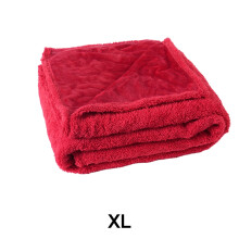 AUQ King Size Waterproof & Urine-Proof Blanket, Thick Soft Plush, Easy-Clean Fuzzy Blanket – Red