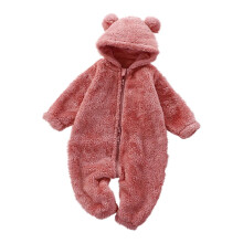 Tutina invernale per neonati – Tutina con cappuccio in morbido pile per bambine e bambini, ideale per l'uso quotidiano, compatibile con tutti i
