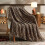 Coperta in pile con stampa leopardata 1
