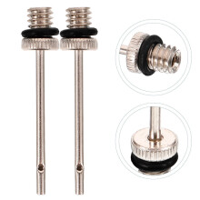 15Pcs Durable Plated Silver Football Pump Valve Needles for Home Basketball Volleyball Inflation