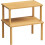 Bambus-Schrankorganizer-Regalset, 2er-Set, mittelgroß 1
