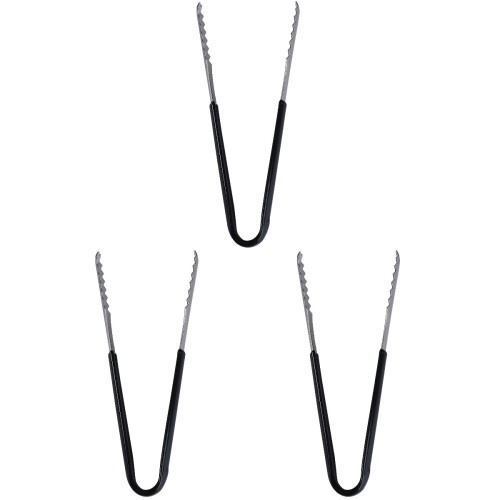 3Pièces Pinces À Serrées Acier Poignées Caoutchouc Noir 2