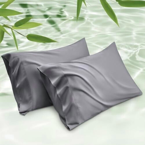 Bamboo Rayon Pillowcase Set 2 Pack King 20x36 in