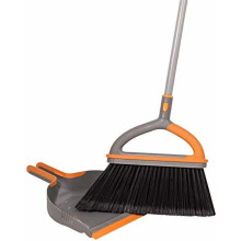 Conjunto Ergonômico de Vassoura e Pá de Lixo de 137 cm (54 pol.)