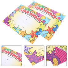 20 Sheets of Cartoon Certificates Adorable Encourage Award Certificates Students Award Paper