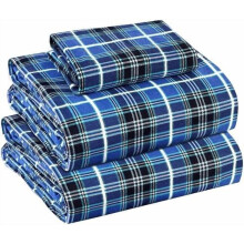 Queen flannel lagensæt 100% bomuld dobbeltbørstet