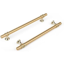 Gold Cabinet Handles Brushed Brass 7.5 in 10-Pack
