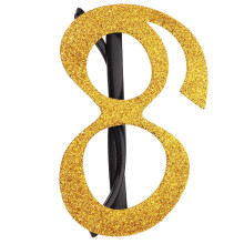 FRCOLOR Occasion Digital Glasses Novelty Eyewear Miss Man 14.00X9.10X2.50CM Golden