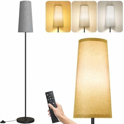 9W 3-Colour Floor Lamp with E26 Socket