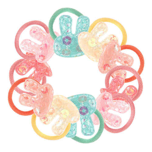 40Pièces Bandes Cheveux Élastiques Assorties Pour Petits 2