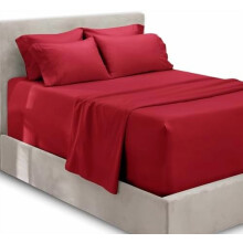 Set de cearșafuri din microfibră King Size, 6 piese