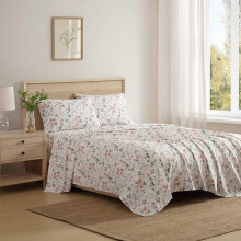 Ensemble de draps en percale de coton pour lit simple