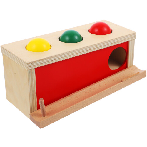 2Ensembles Jouets En Bois Bébé 6-12 Mois Boîte À Billes Éducative 1