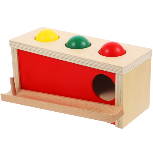 2Ensembles Jouets En Bois Bébé 6-12 Mois Boîte À Billes Éducative 2