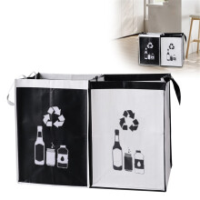 Küchen-Recyclingbehälter mit waschbaren Papiertüten, 2er-Pack