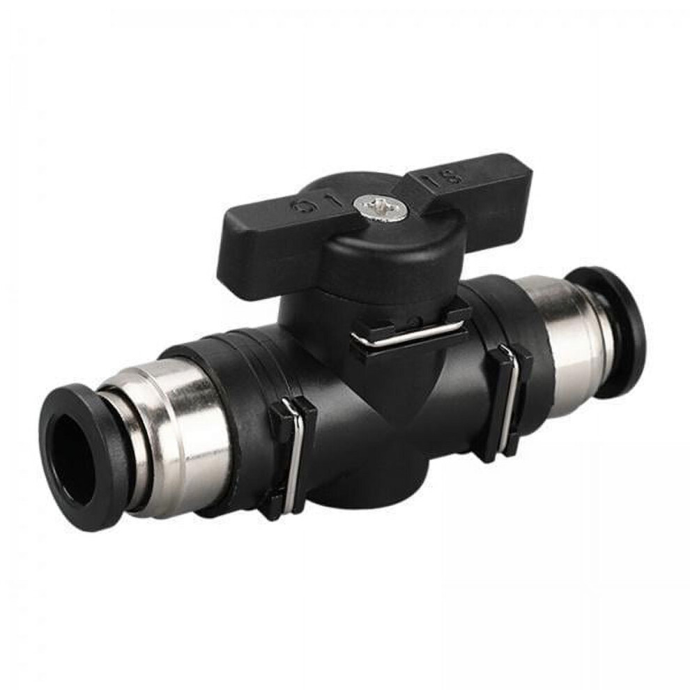 Air Fittings Straight Quick Connect 1/4" X 1/4" Od Push To Connect Fittings Ball Buc 10Mm 9180479620600