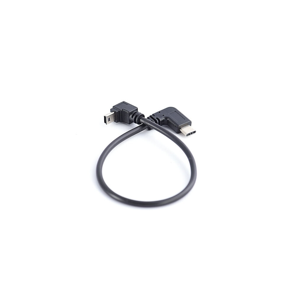 Retractable Type-C To Mini Usb 5-Pin Otg Cable (90 Elbow, 27Cm) For Canon Camera Image Transfer & Android Phone Charging 9357860863667