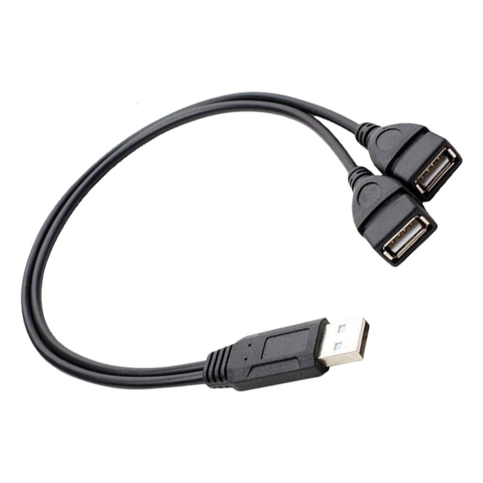 Usb 2.0 Y-Splitter Cable Â 1 Male To 2 Female, 30 Cm 9450273241258