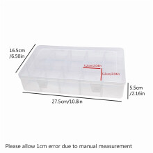 1/3/5pcs Transparent plastic storage box cosmetics,pharmaceuticals jewelry electronic components packaging, DIY toy storage box