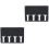 2Pièces Support Noir Pour Tondeuse Murale Résistant Usage Pro 5