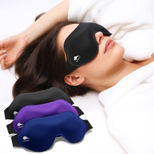 3D-Verdunkelungs-Schlafmaske (3er-Pack) mit Memory-Schaum