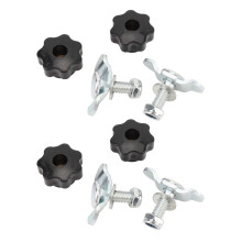 L Track Stud Fittings Carbon Steel 360 Rotation Tie Down System for Truck Bed