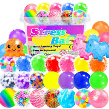 Juego de 30 pelotas antiestrés para alivio sensorial
