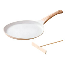 ACDANC Nonstick Crepe Pan Tortilla Maker Pan Portable Tawa Griddle Round Dosa Pan with Spreader for Kitchen Tool Cooktop 6inch