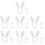 7Stk Bunny Cosplay Set Weiß Mit Haarband, Fliege 11