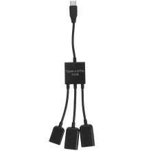 Cuibheoir USB OTG le haghaidh Fóin Táibléid Micrea USB Cineál-C