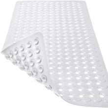 Antislip badmat voor bad en douche, wit, 35 x 16 inch