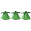 3Pièces Poncho Vert Adulte Pour Camping 4