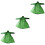 3Pièces Poncho Vert Adulte Pour Camping 5
