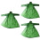 3Pièces Poncho Vert Adulte Pour Camping 6