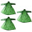3Pièces Poncho Vert Adulte Pour Camping 7