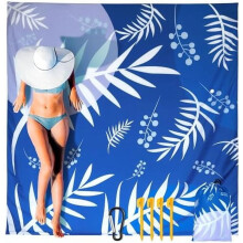 Extra-Large Waterproof Sandproof Beach Blanket (79"x83"/120"x108") – Quick-Drying, Durable Picnic Mat for Beach, Camping, Hiking – Compatible with